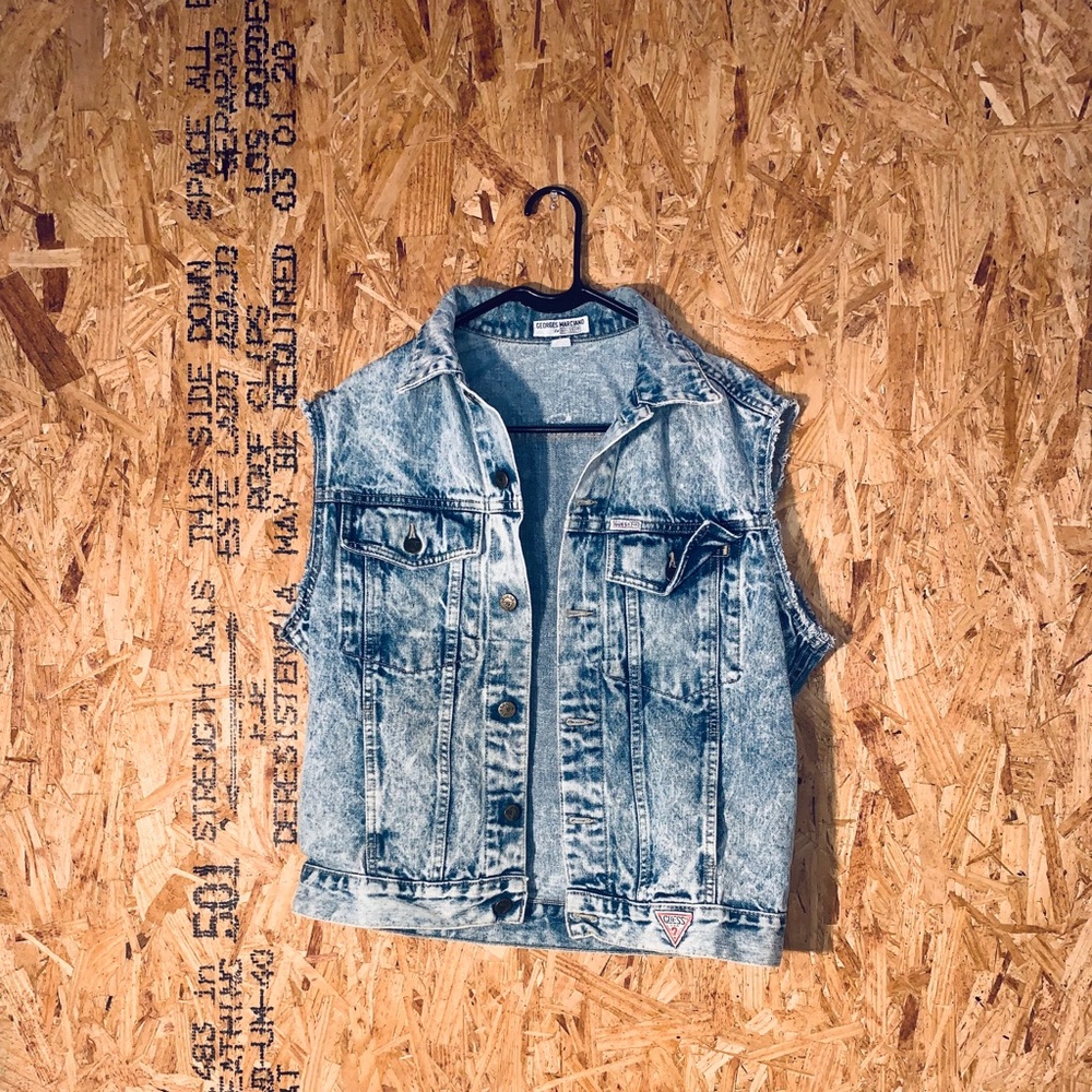 Vintage Guess denim vest
